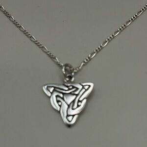 Sterling Silver Celtic Knot Pendant Necklace